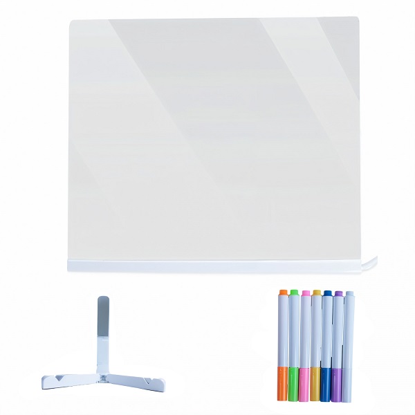 Wholesale Xinquan Clear Acrylic Dry Erase Board with Light Up Stand for Desk Factory, Factories