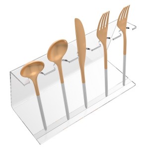 Acrylic Dinnerware Stand Detail