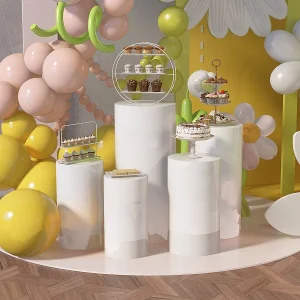 Wholesale Acrylic White Pedestal Display Xinquan For Party Supplies Decoration Manufacturers, Suppliers
