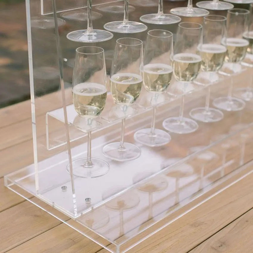 Self-Serve Champagne Wall Setup
