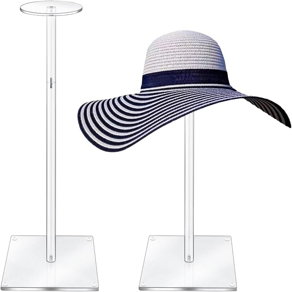 Discount Height Adjustable Acrylic Clear Hat Display Stand Manufacturer, Supplier
