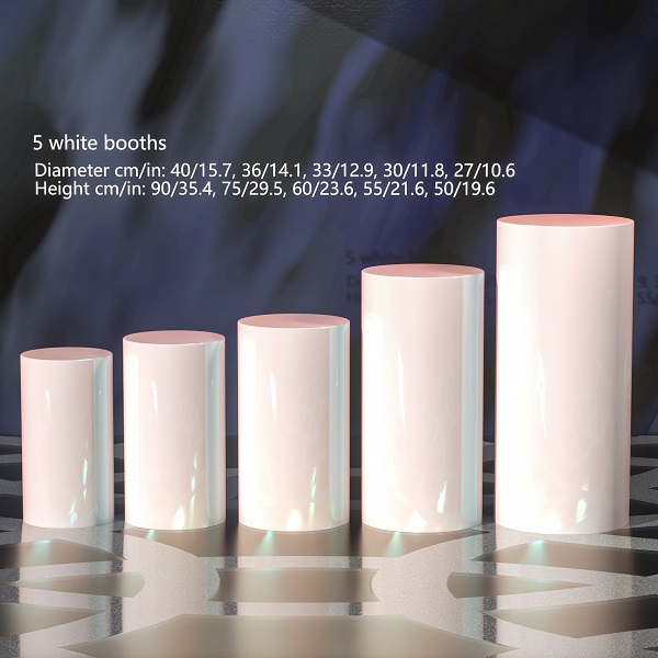 Wholesale Acrylic White Pedestal Display Xinquan For Party Supplies Decoration Manufacturers, Suppliers