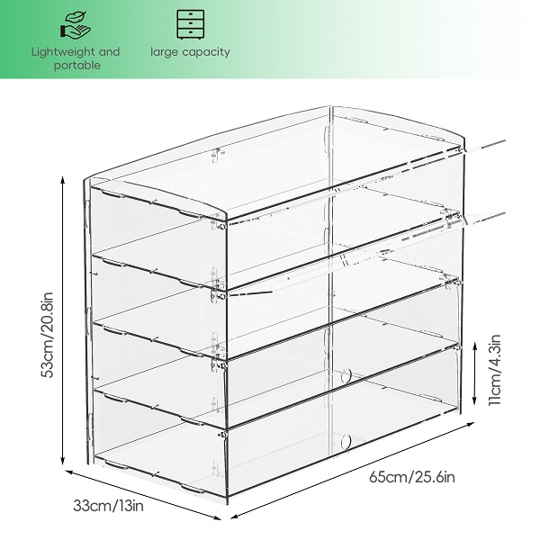 Custom Multi-layer Transparent Acrylic Assembly Transparent Display Box Manufacturer, Suppliers