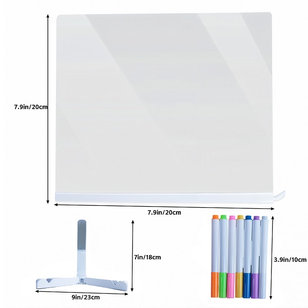 Wholesale Xinquan Clear Acrylic Dry Erase Board with Light Up Stand for Desk Factory, Factories