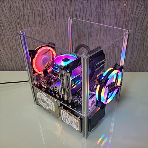 Acrylic Motherboard and Router Casing