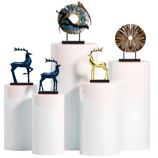 Wholesale Acrylic White Pedestal Display Xinquan For Party Supplies Decoration Manufacturers, Suppliers