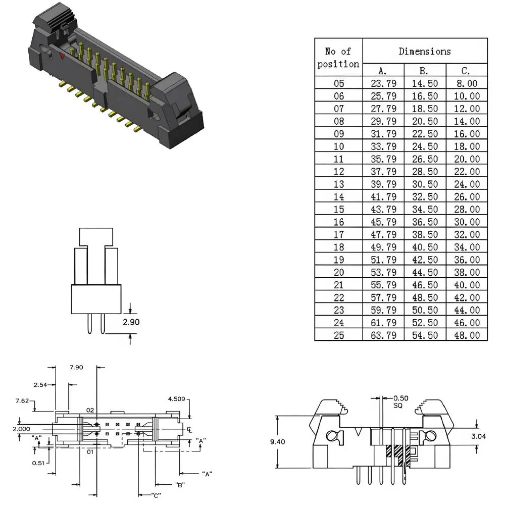 OEM Horn Series-2.0mm Pitch Plug Manufacturers, Suppliers