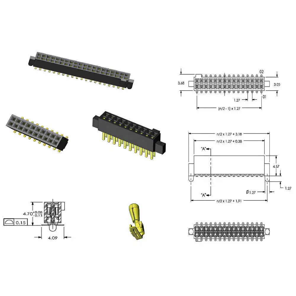 ODM Round Hole Series - 1.27mm Pitch Manufacturers, Exporter
