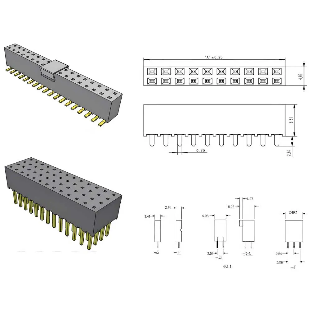 OEM Pin Header Series - 2.54mm pitch Supplier, Exporter