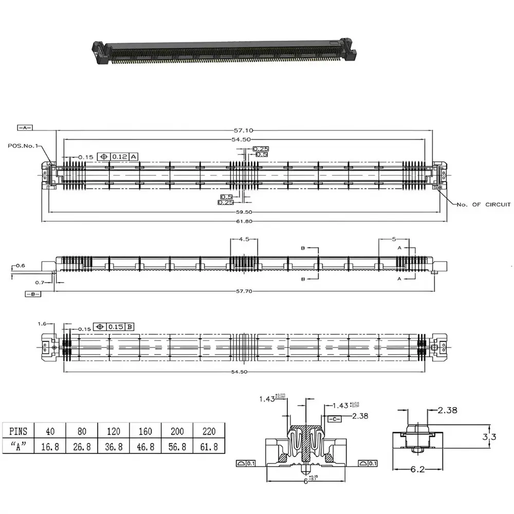OEM COM-E Series - 0.50mm Pitch Supplier, Suppliers