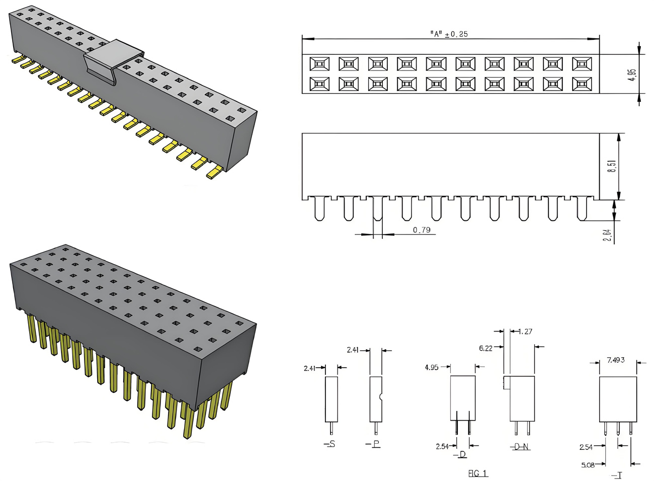 Pin Header Series - 2.54mm Pitch Header