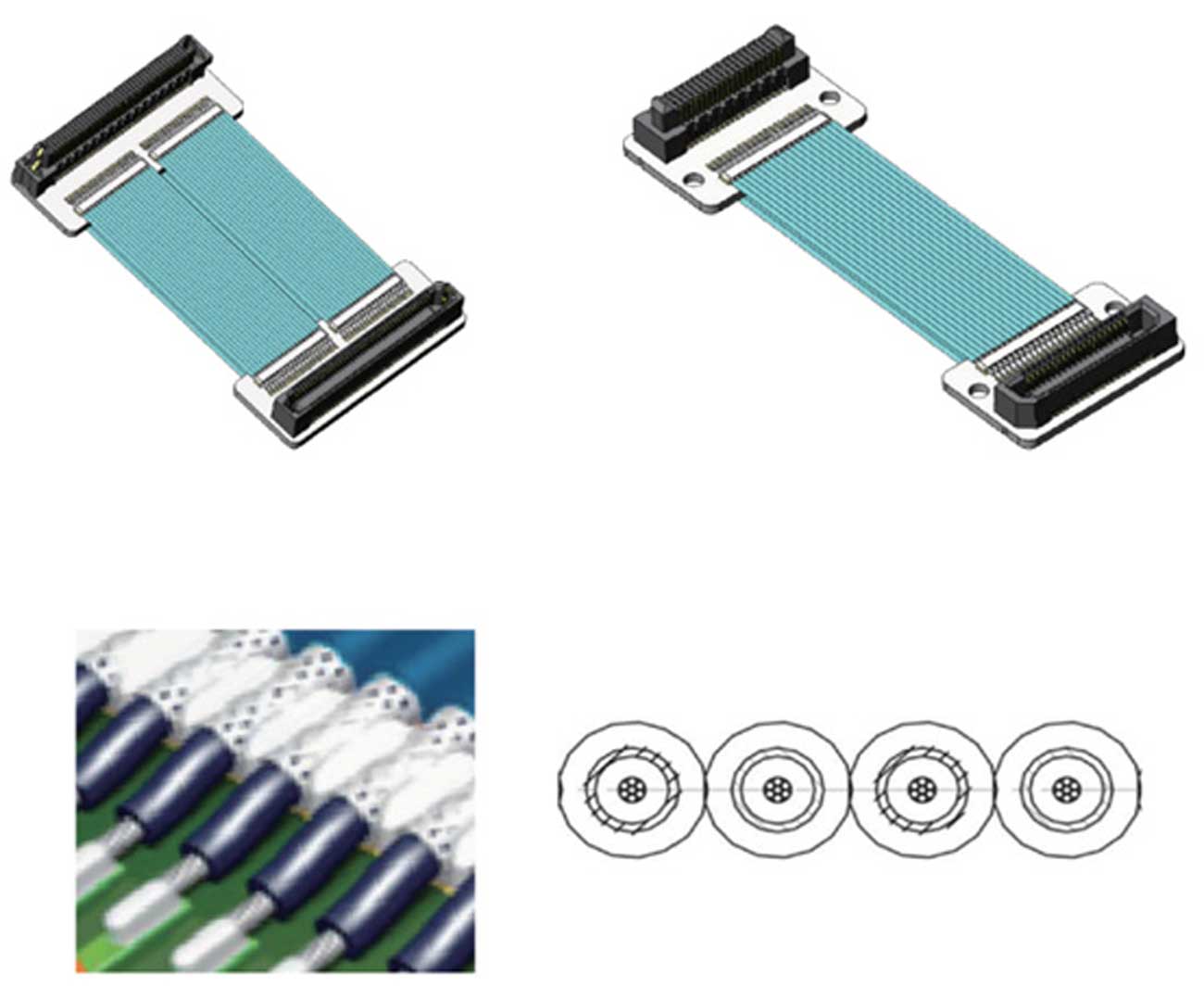 800XC Series 0.50mm Pitch High Speed Cable