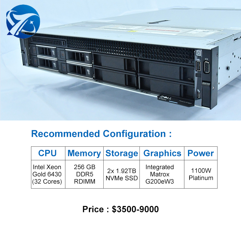 DEll PowerEdge R760XD2 Computer Server Faster Storage 2U 2-socket Rack Server R760XD2
