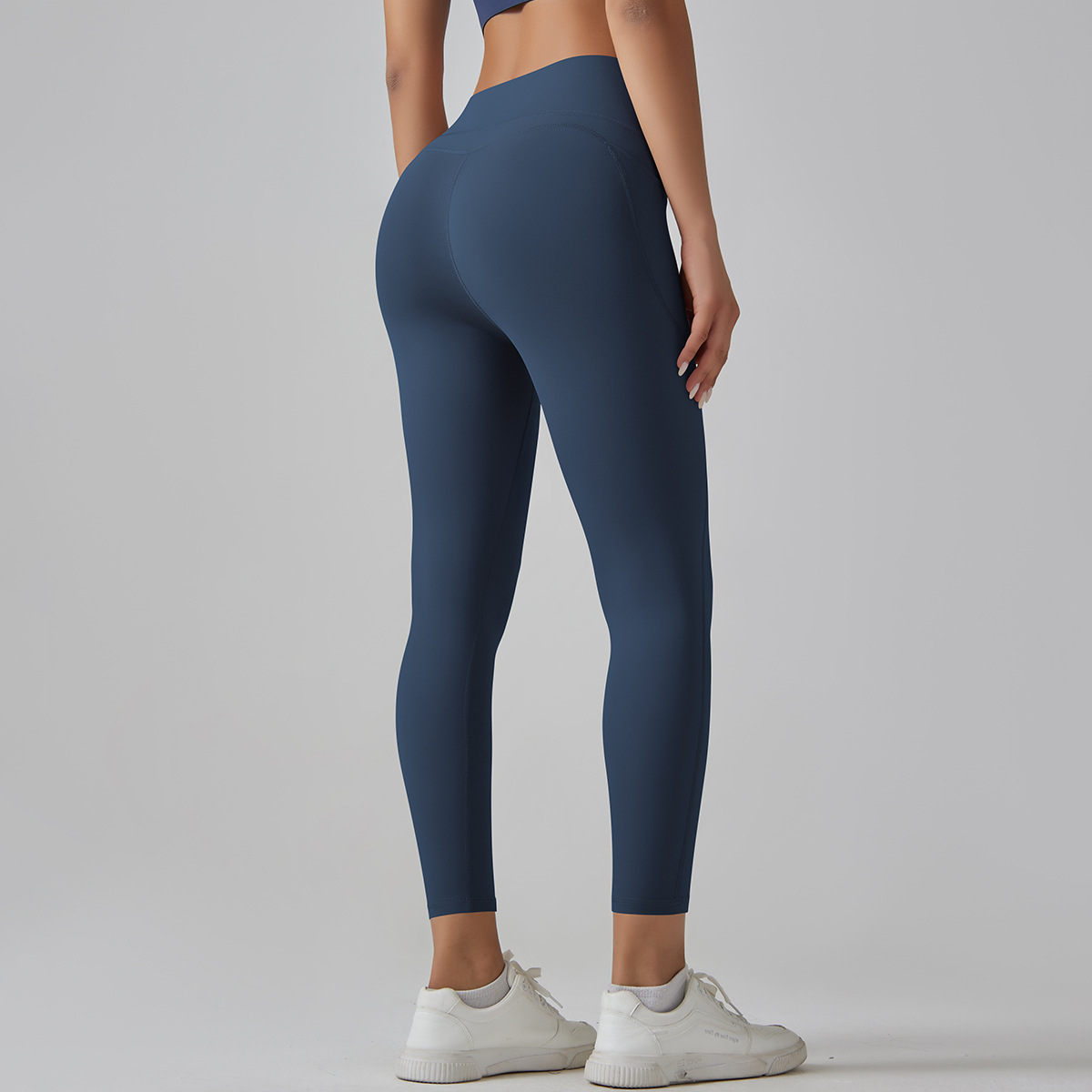 High Waist Solid Yoga Pants Women's Traceless Quick-drying Breathable