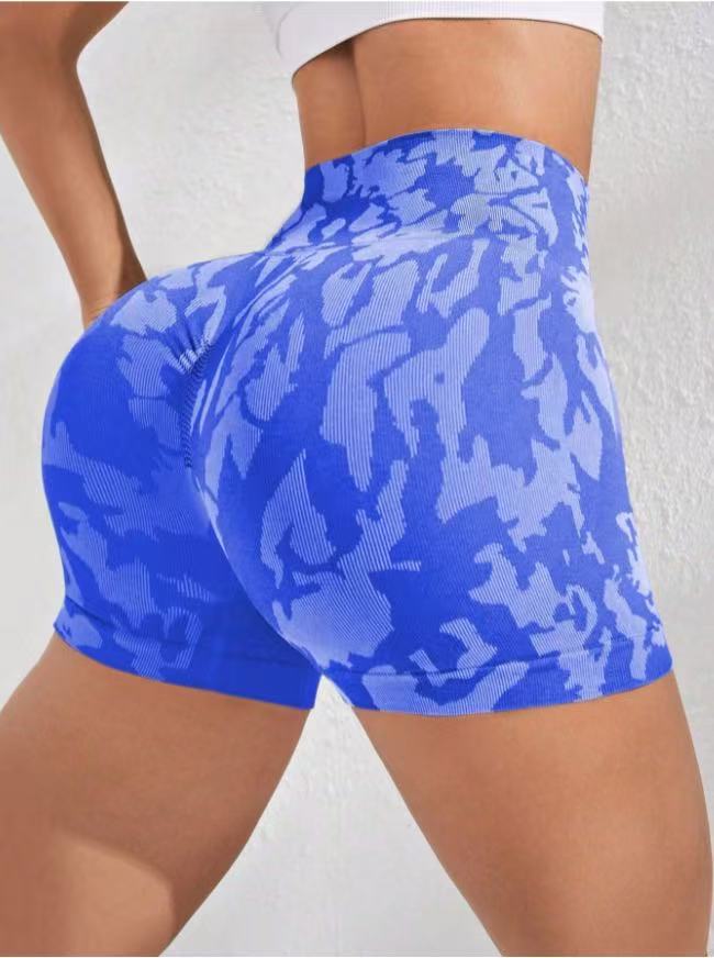 Custom Manufacturers Spandex Nylon Sports Shorts Leopard Printed Running Fitness Yoga Leggings for Women Workout