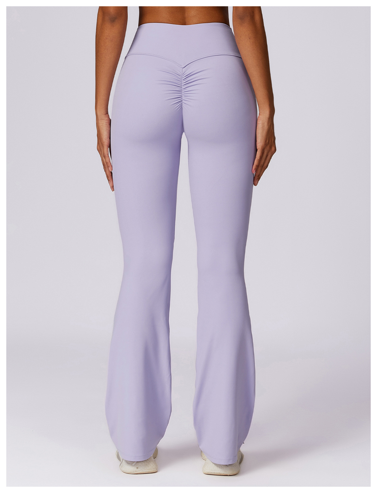 High Waist Butt Lift Workout Gym Flare Legging Pants