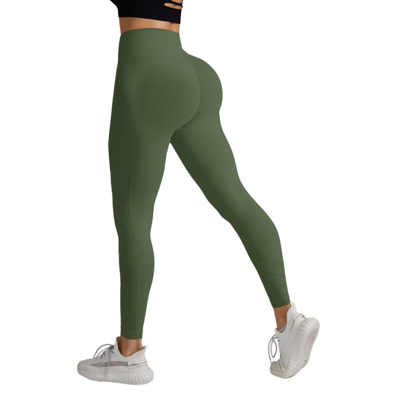 High Quality Seamless Tights Yoga Pants Scrunch Butt Fitness High Waisted Sport Gym Yoga Leggings for Women With Custom Logo