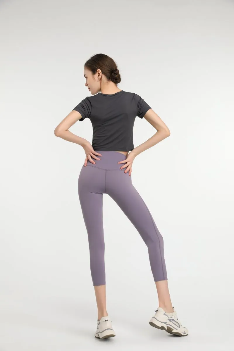 Ladies Athletic Stretch Tights Detail 7