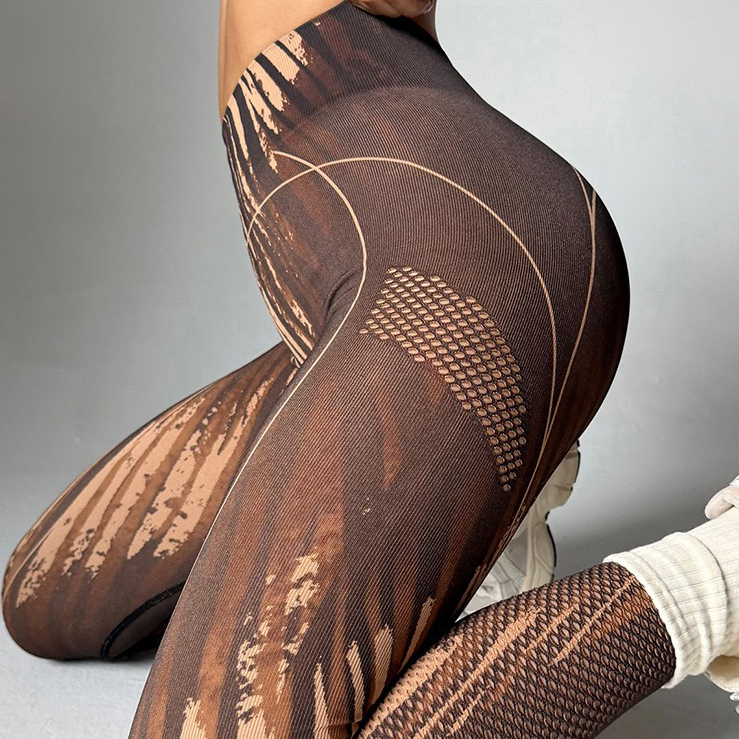 Wholesale High Waist Compression Seamless Yoga Workout Leggings Butt Lifting Sports Fitness Yoga Pants for Women