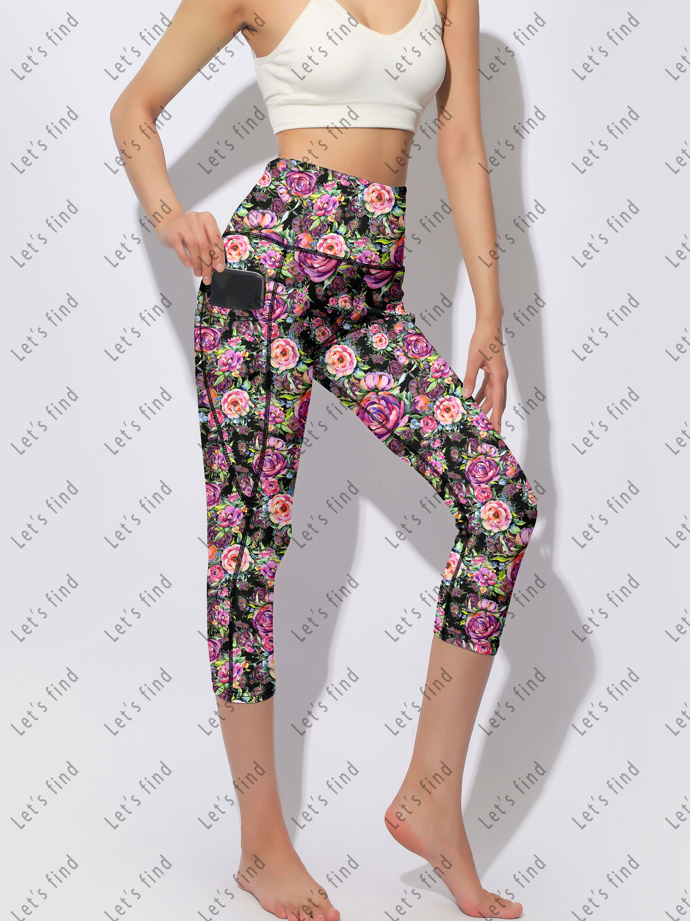 Super Soft High Waist Sporty Yoga Pants Leggings for Women Girls Breathable Knitted Custom Logo Digital Printing Wholesale Bulk