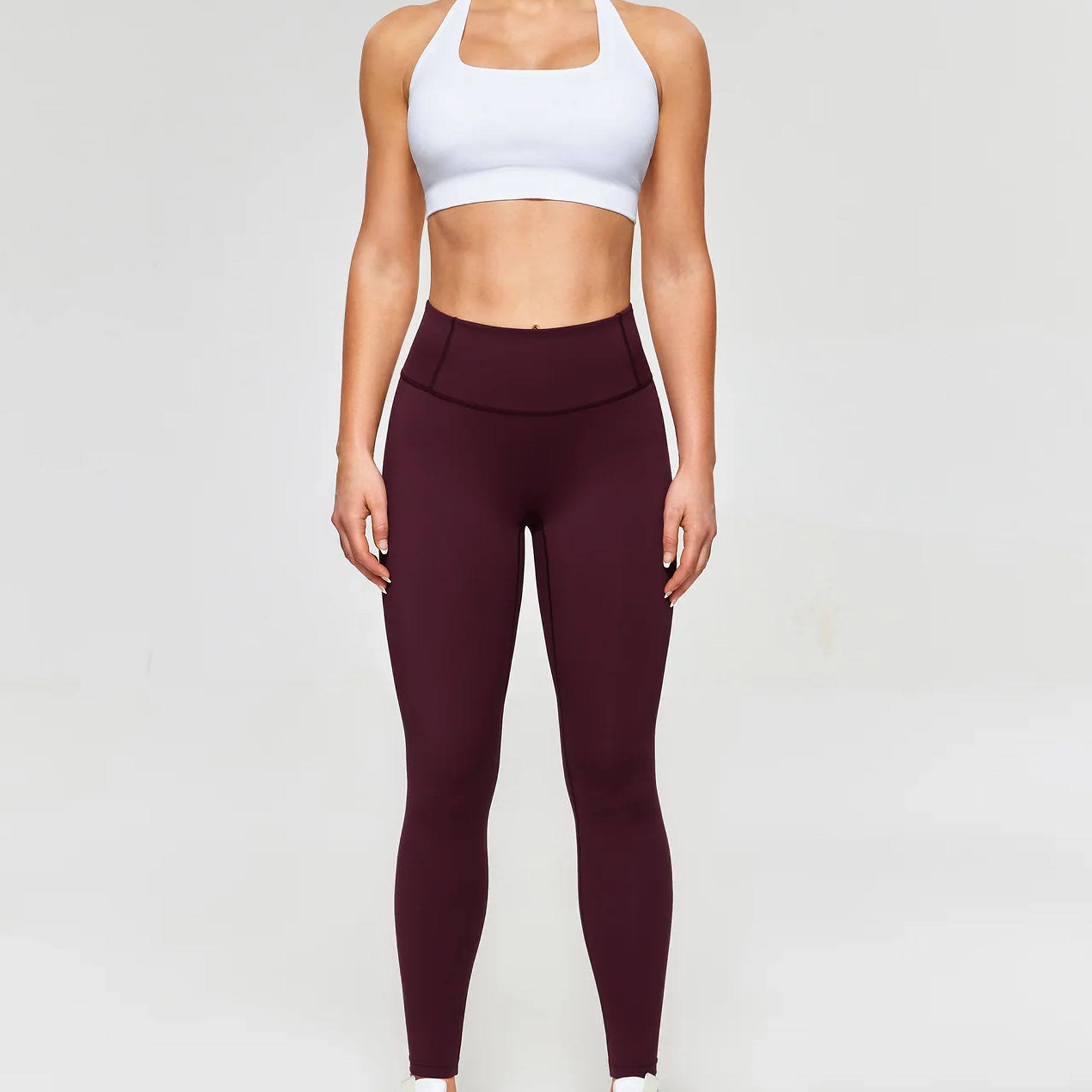 Thermal Winter Denim Woven Women's Leggings Lined Warm Pants Cold Weather Yoga Tights Thick Fabric Workout Wear Wholesale Price