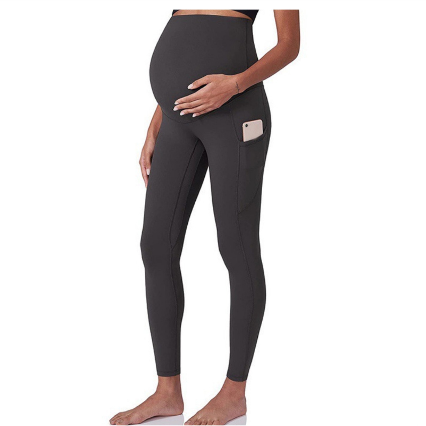 Maternity Yoga Pants Detail