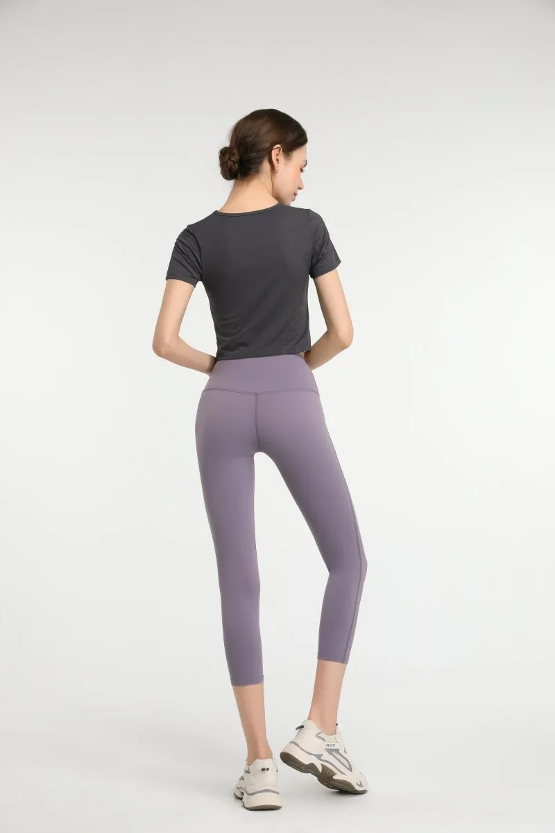 Ladies Athletic Stretch Tights Detail 5