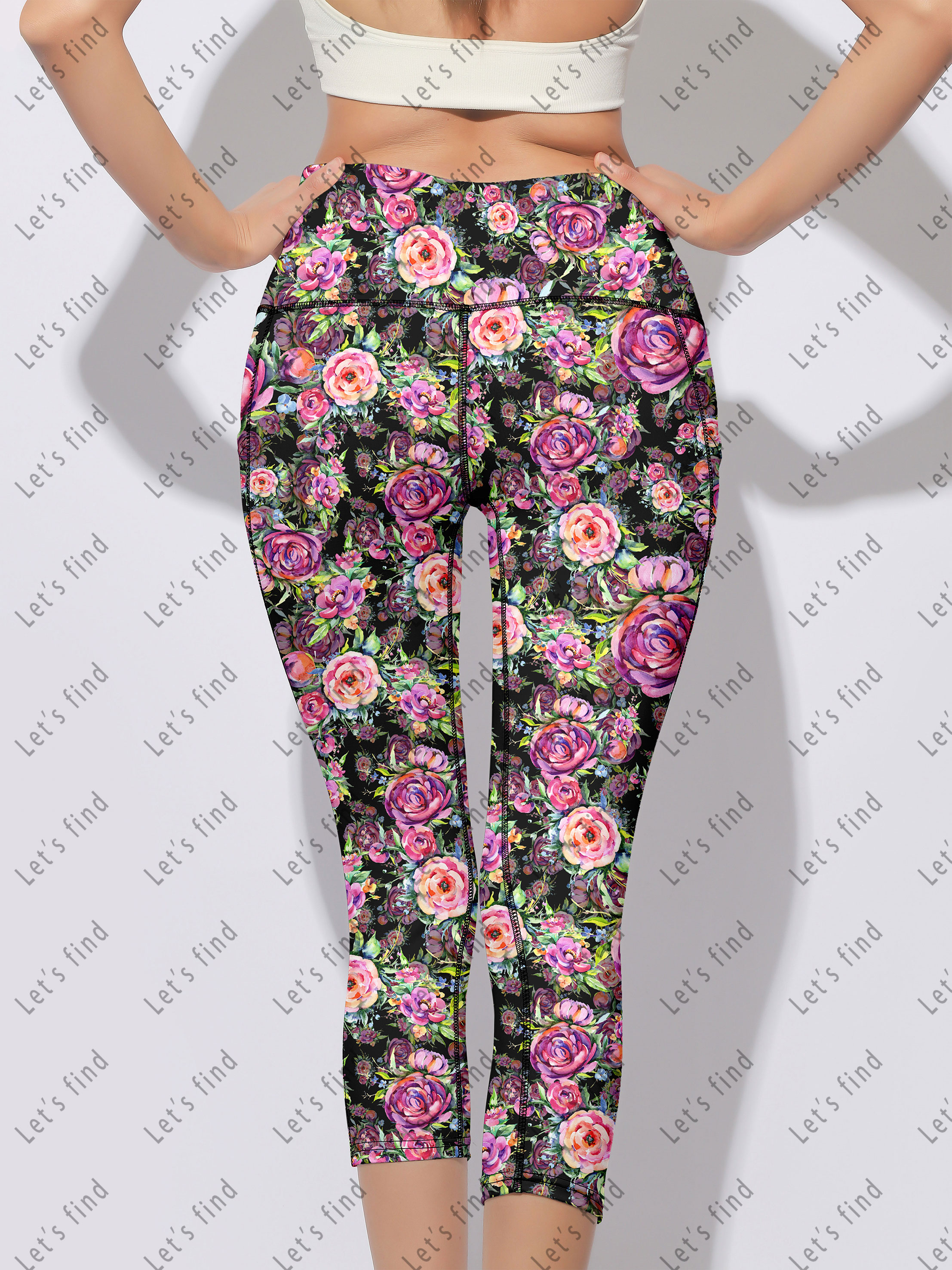 Super Soft High Waist Sporty Yoga Pants Leggings for Women Girls Breathable Knitted Custom Logo Digital Printing Wholesale Bulk
