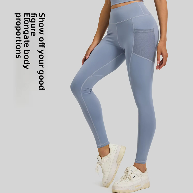 Premium Quality Breathable Tummy Control Butt Lift Yoga Pants With Pocket Women Athletic Wear High Waist Sports Yoga Legging