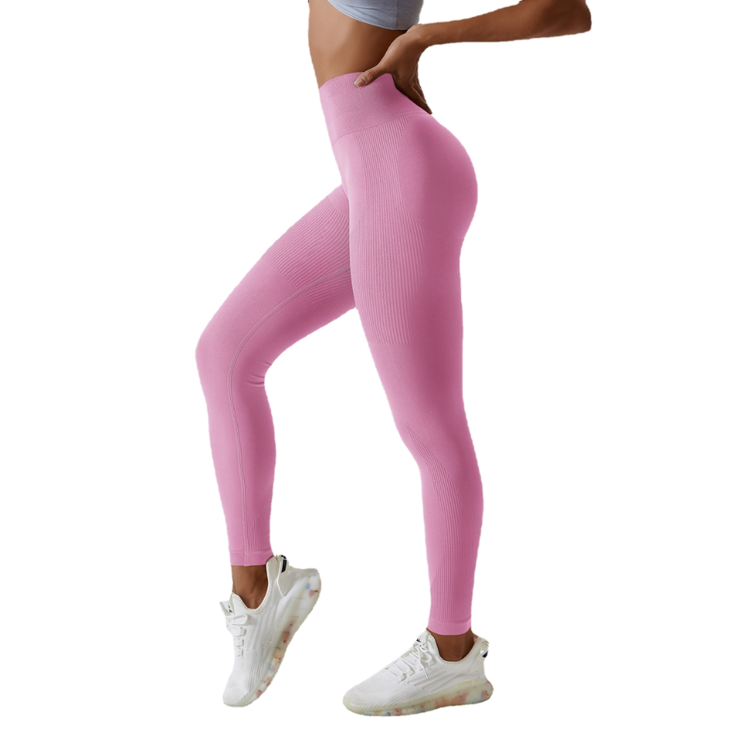2025 Custom logo High Quality Plus Size Yoga Sets for Women Activewear Athletic Running Exercise Pants Super Stretch Leggings