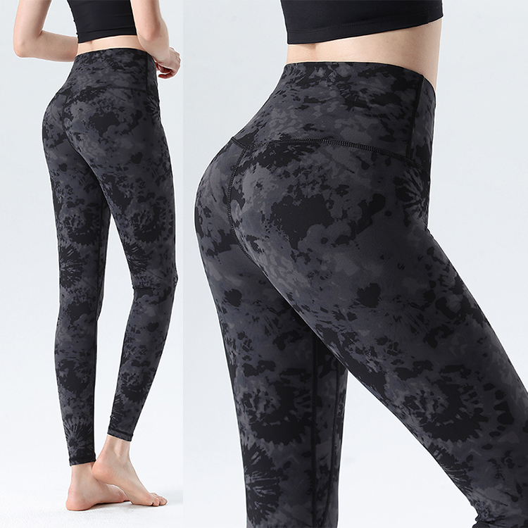 High Quality New Style Yoga Leggings Custom Printed High Waist Hip Lifting Yoga Pants For Women