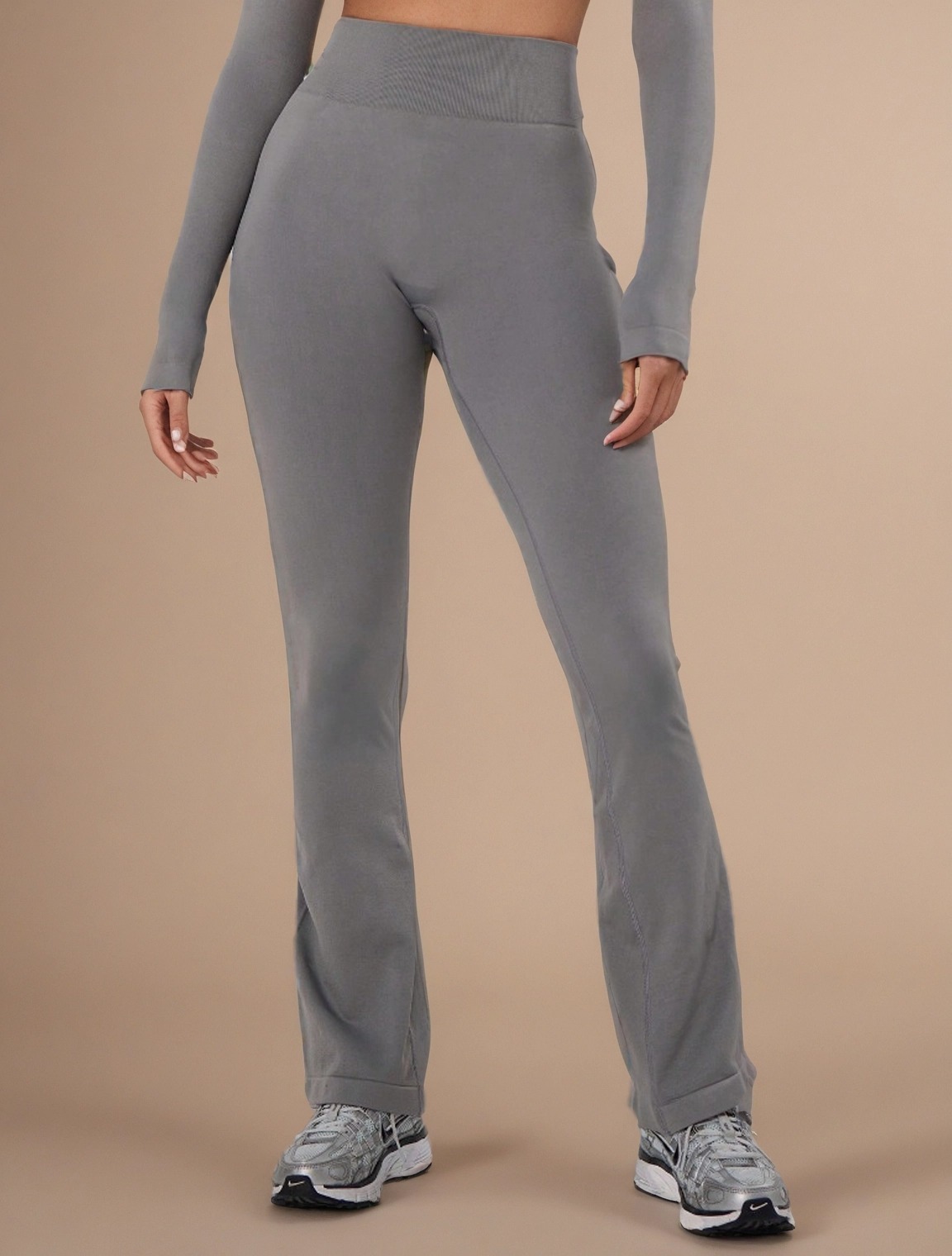 High Waist Flare Yoga Pants for Women