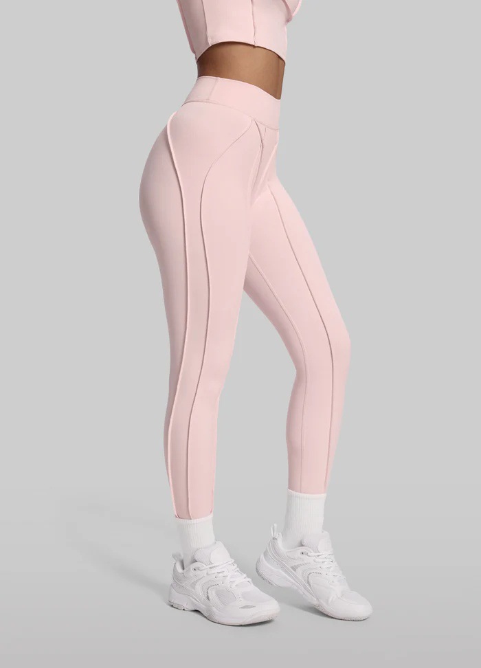 High-waisted Hip-lifting Tight-fitting Soft Stretchy Quick-drying Print Spandex/Nylon Yoga Leggings for Women