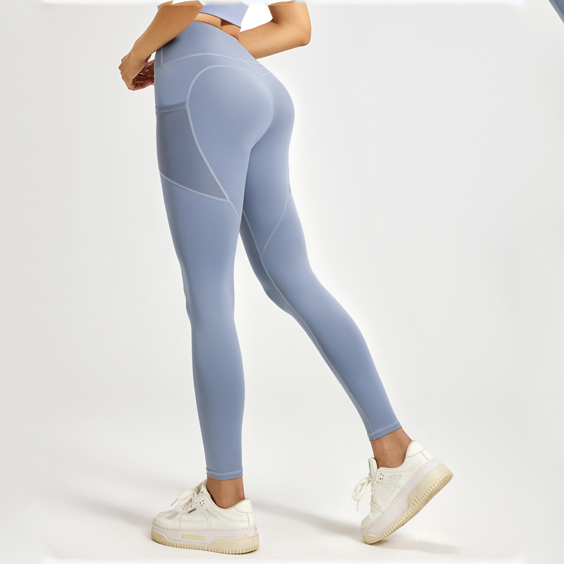 Premium Quality Breathable Tummy Control Butt Lift Yoga Pants With Pocket Women Athletic Wear High Waist Sports Yoga Legging