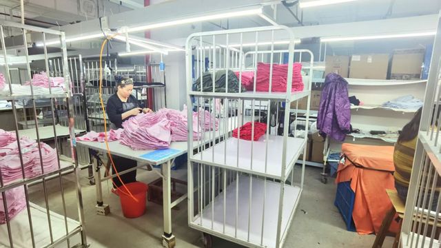 DYR Fashion custom sportswear production facility