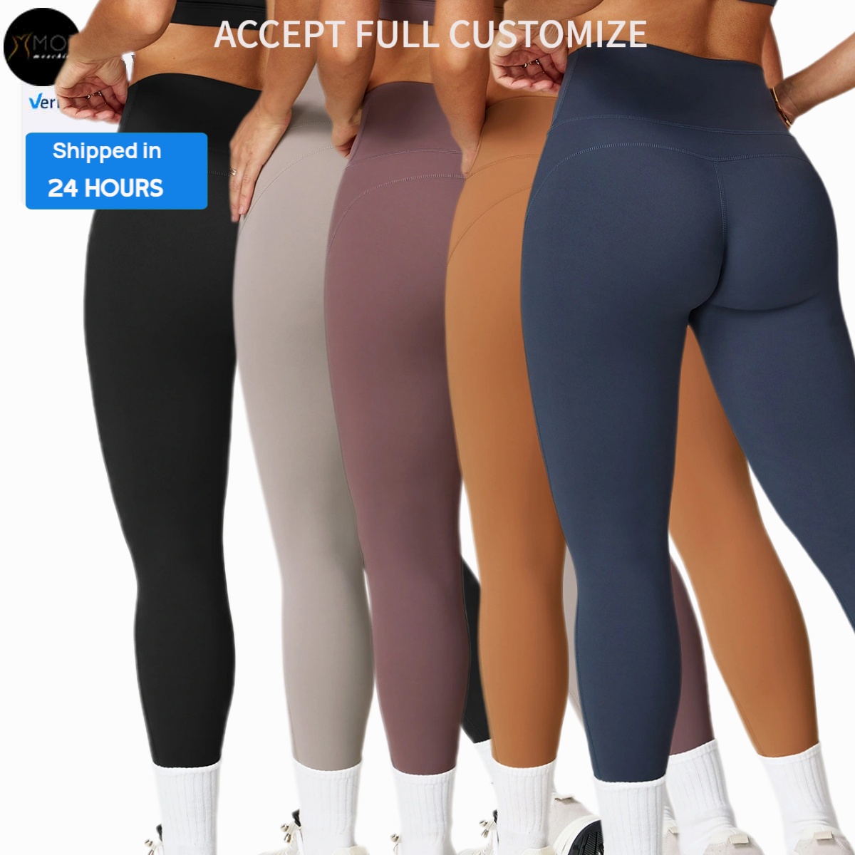 Women's High-Waisted Yoga Pants Naked Feel Slimming Leggings Solid Pattern Workout &amp; Gym Sport Pants Plus Size Training Pants