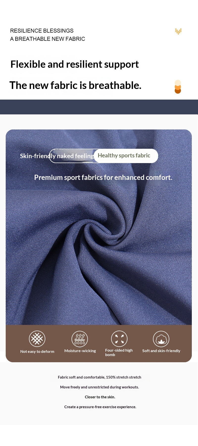 Yoga Pants Features Grid