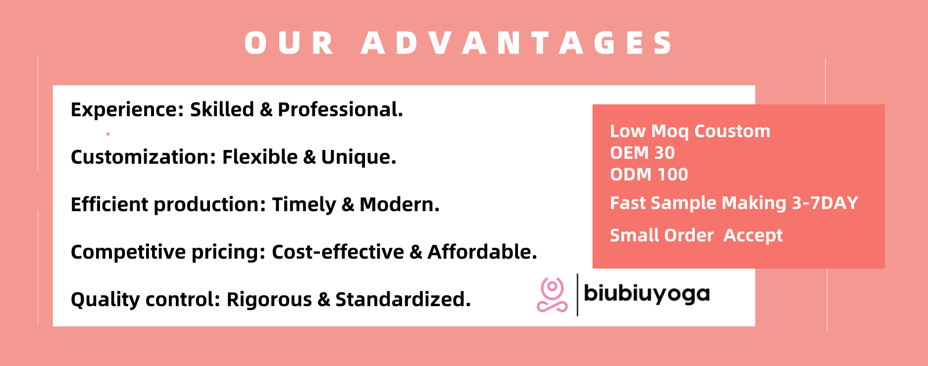 Our Advantages Infographic