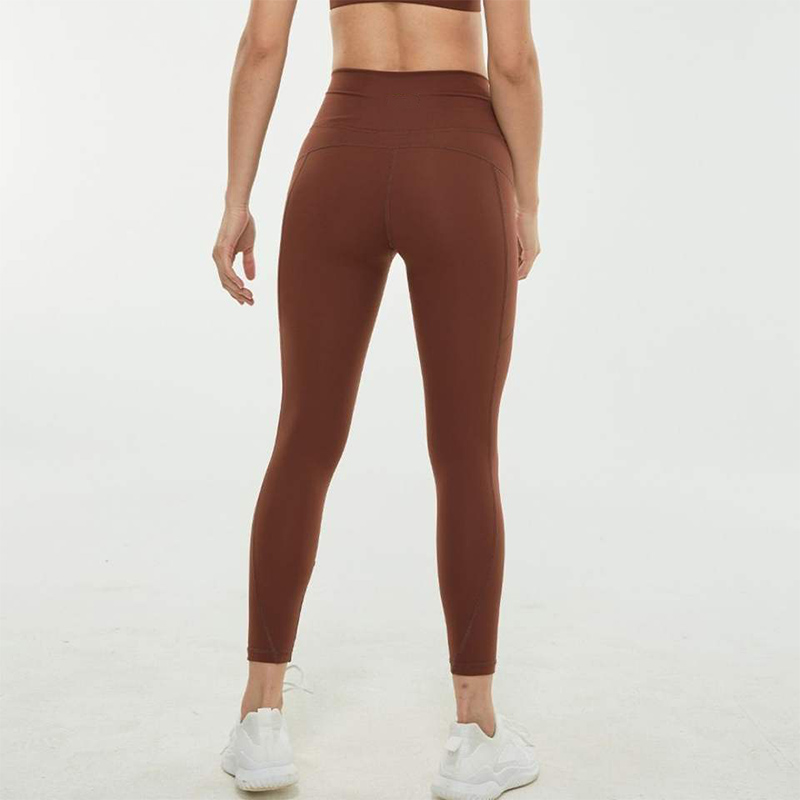 Custom Full Length Yoga Leggings Invisible Zipper Pocket Fitness Yoga Pants Women Compression Activewear