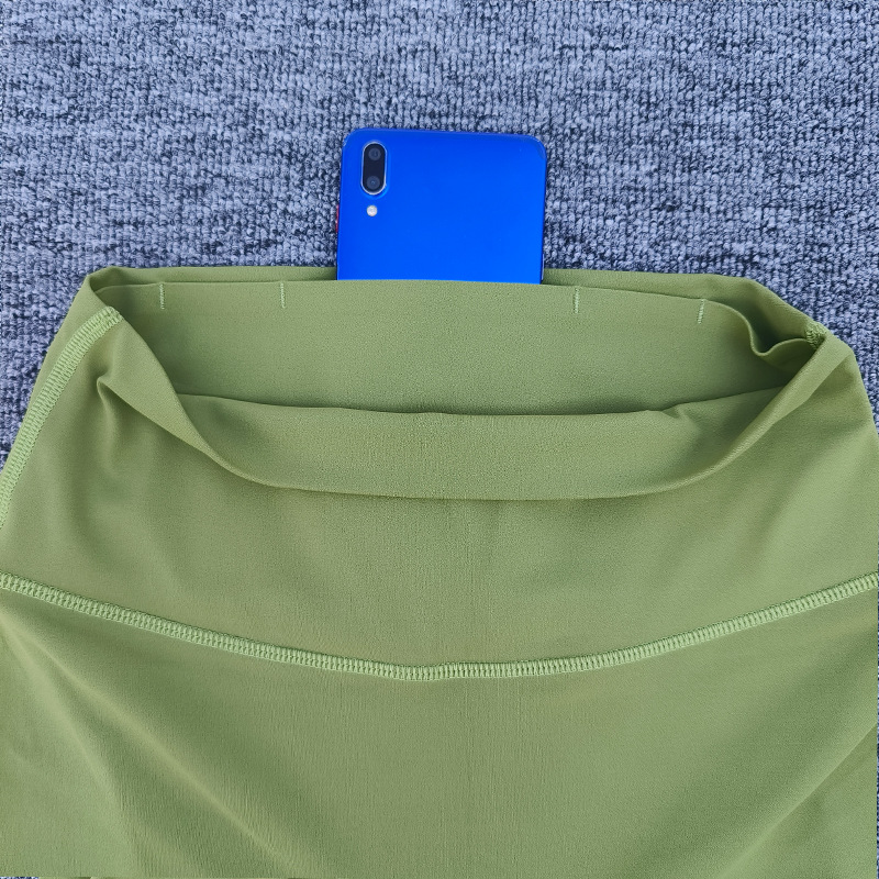 INS WT888 Oversize Buttery Soft Naked Feeling Yoga Leggings With Pocket High Waist Compression Scrunch Butt Workout Gym Tights