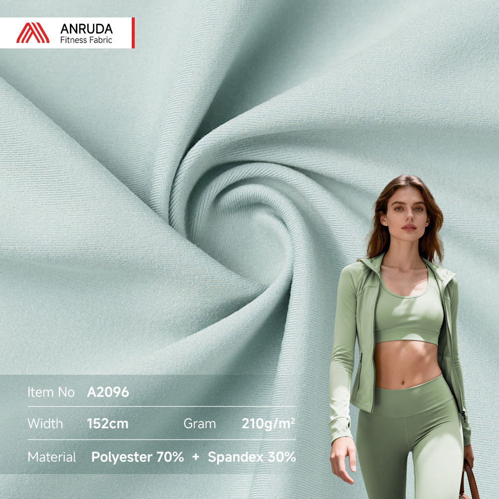 A2096 CloudTouch Brushed Stretch P/N Quick Dry &amp; Elastic Waist Yoga Leggings