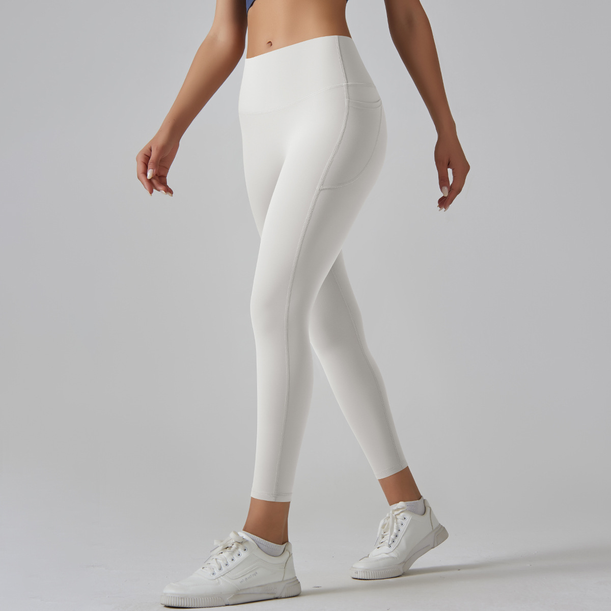 High Waist Solid Yoga Pants Women's Traceless Quick-drying Breathable