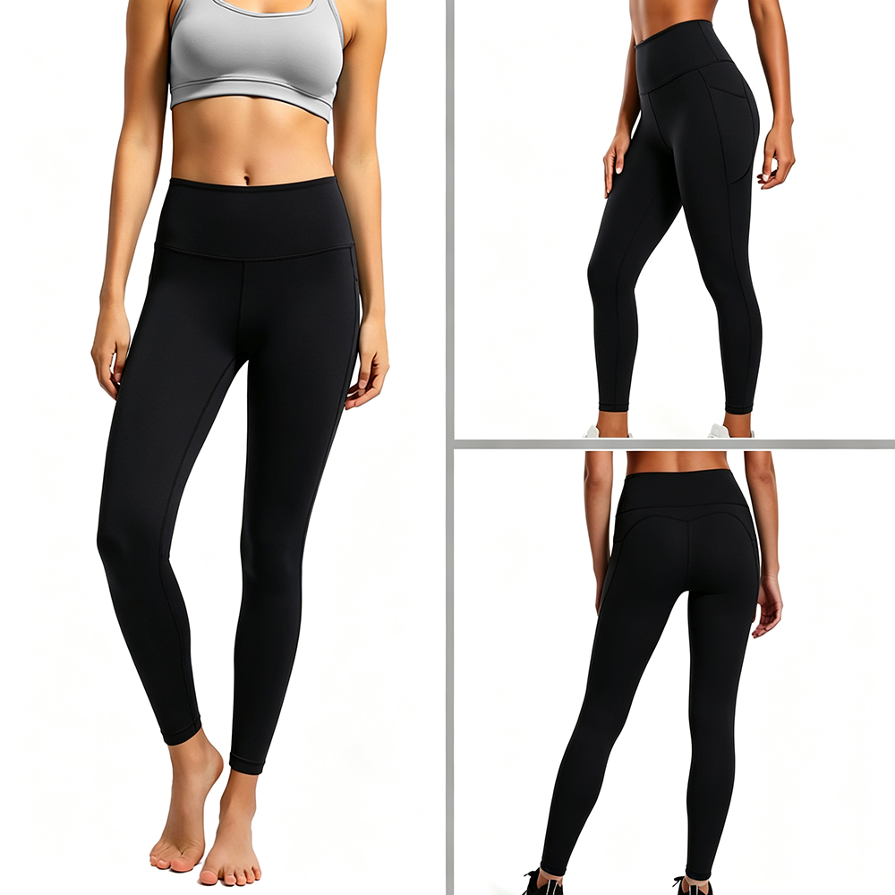 Buttery Soft High Four-Way Stretch Yoga Pants for Women Breathable Moisture Wicking Full Length Leggings Low Minimum Order