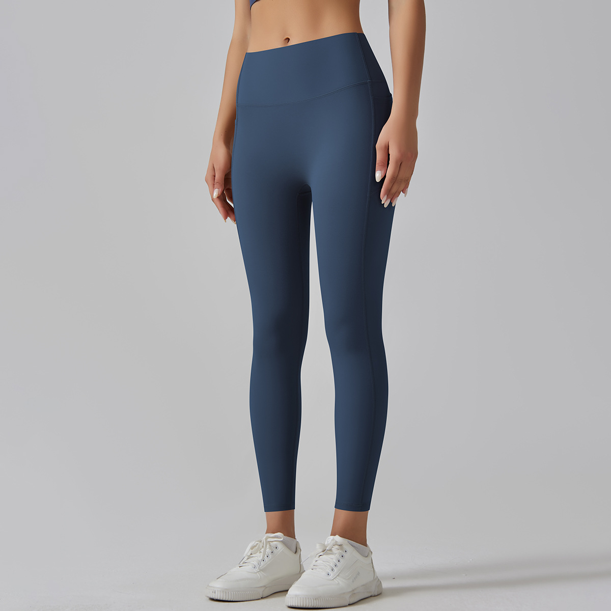 High Waist Solid Yoga Pants Women's Traceless Quick-drying Breathable