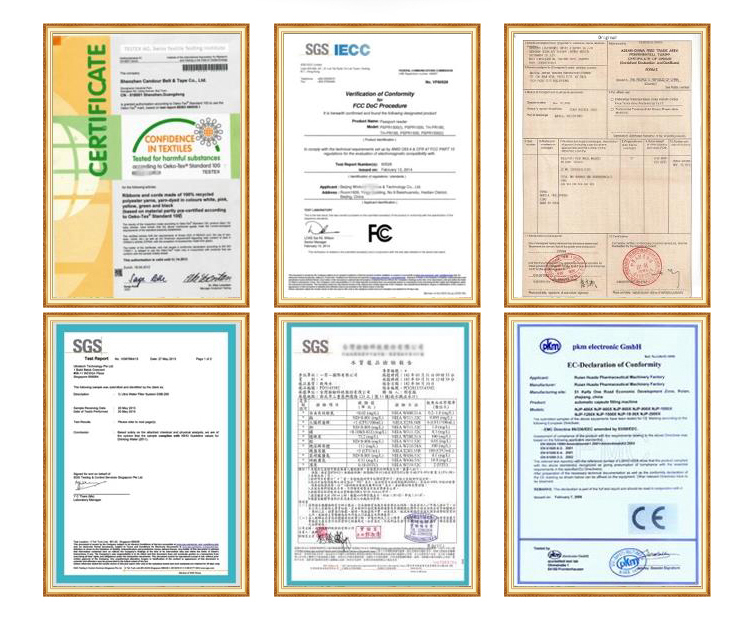 Product Qualification Certificates