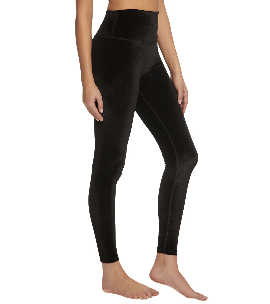 Women's Autumn Winter Yoga Set Seamless Breathable Eco-Friendly Knitted Comfort Mid Waist Leggings Logo Thermal Flexible