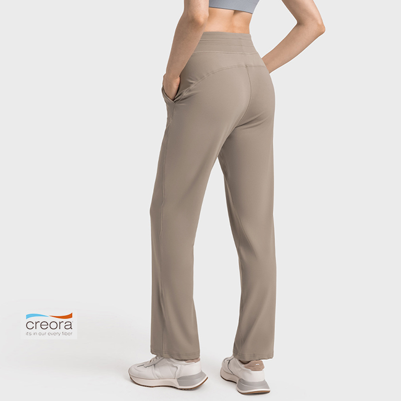 Women's Casual Loose Wide Leg Yoga Pants Lounge Pajamas High Waist Cozy Joggers Athletic Dance Sweatpants With Pockets