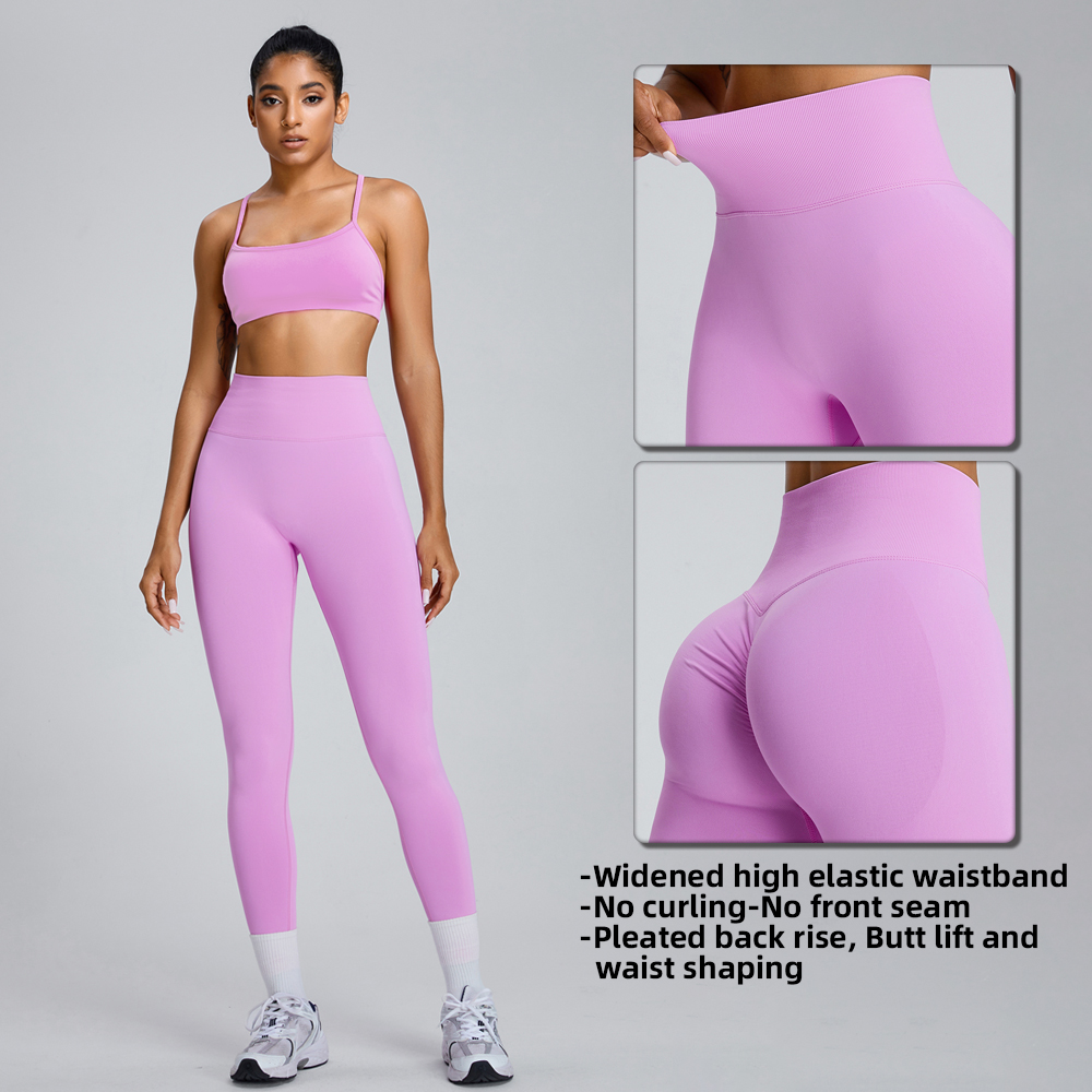 All-Season High-Waist Breathable Scrunch Yoga Pants High Strength Plus Size Sexy Seamless Women's Leggings Gym Adult Plaid