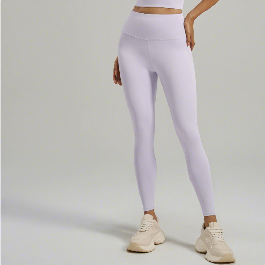 Custom Buttery Soft 4 Way Stretch Yoga Pants High Rise No Front Seam Anti See Through Fitness Leggings For Pilates Daily Wear