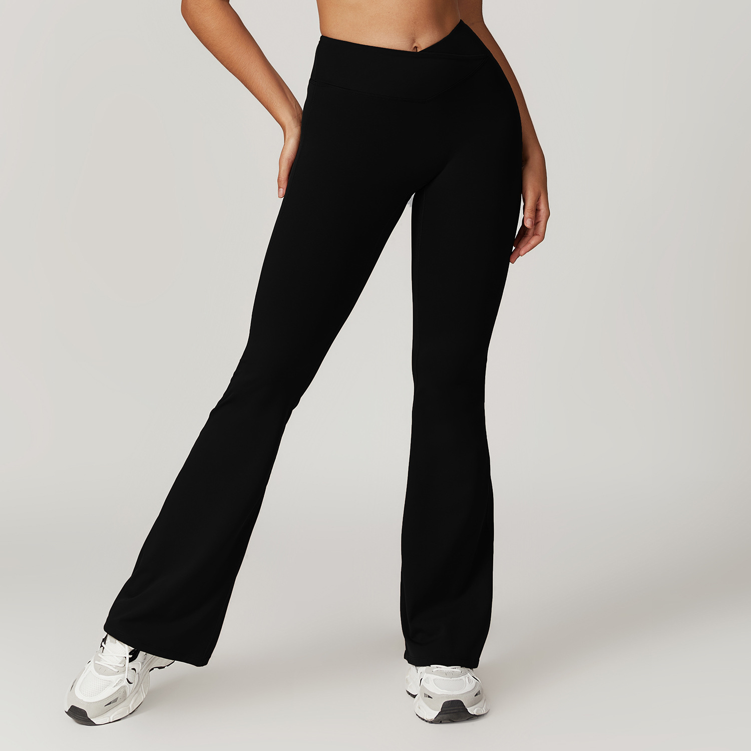 Yoga Pants Women Flare Leggings for Women With Tummy Control High Waisted Crossover Flare Leggings Bootcut Yoga Pants